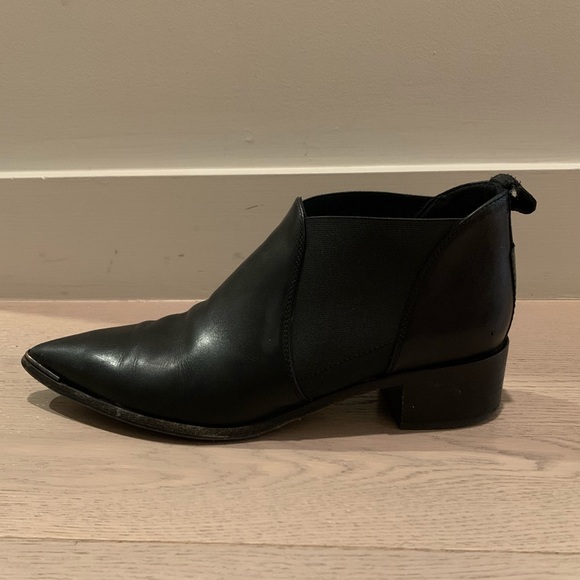 Acne Studio Black Jenny Booties - Picture 3 of 4
